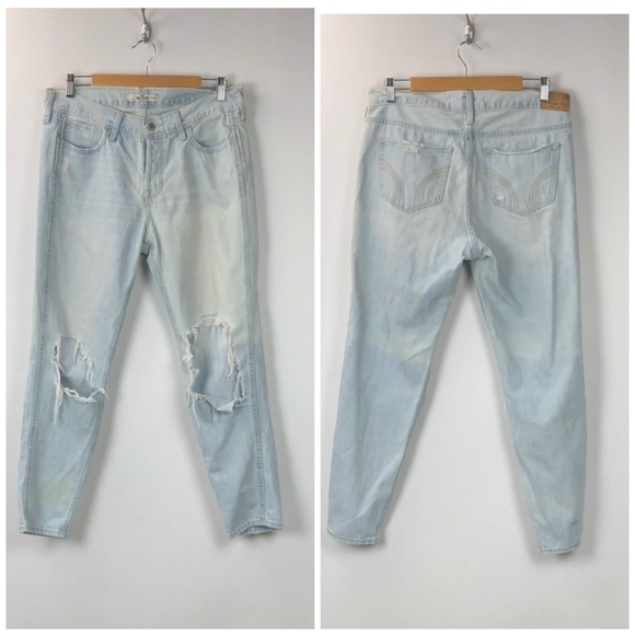 Hollister Denim - ❄️Hollister Distressed Ripped Boyfriend Jeans